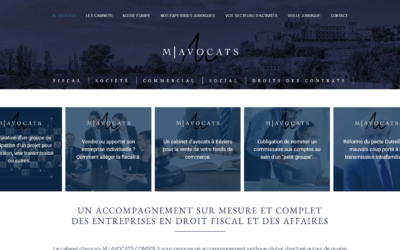 Création d’un site internet et référencement pour M Avocat Conseils sur Béziers