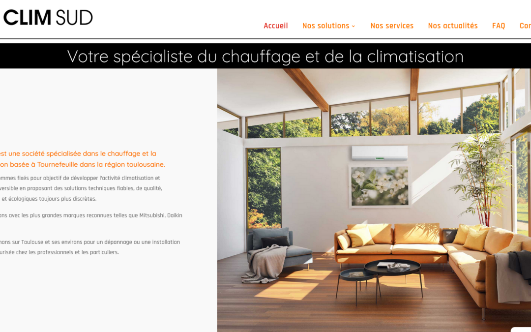 site internet pour les entreprises de climatisation