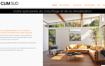Création d’un site internet pour une société de climatisation à Toulouse