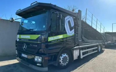 Covering et flocage d’un camion pour la société Cazenave