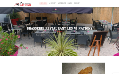 Création du site internet de la brasserie des VI nations