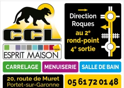 Création d’un panneau 4×3 directionnel pour La CCL