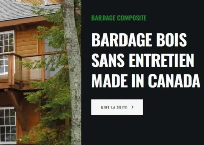 Création d’un site internet pour le fabricant de bardage Kaycan Naturetech – Saint-Gobain