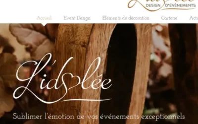 Création d’un site internet pour une « wedding planner » à Aix-en-Provence