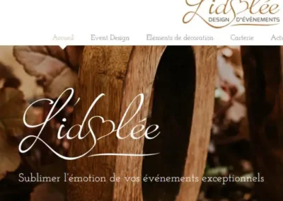 Création d’un site internet pour une « wedding planner » à Aix-en-Provence