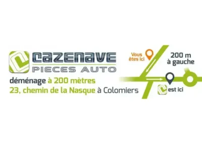 Création d’une bâche publicitaire pour une casse automobile à Colomiers