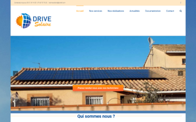 Création du site internet du Drive Solaire à Colomiers Toulouse