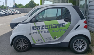 Flocage voiture, covering pour véhicule smart.