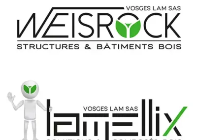 Création originale de deux logos pour Vosges Lam Sas