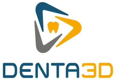 Création du logo Denta 3D basé à Toulouse. Spécialisé en vente de matériels pour dentistes