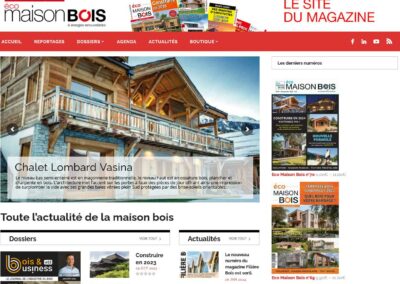 Création d’un site e-commerce pour le magazine Eco Maison Bois