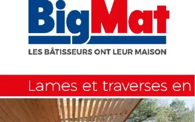 Réalisation de la plaquette promotionnelle Terrasse Carrelage pour notre client BigMat