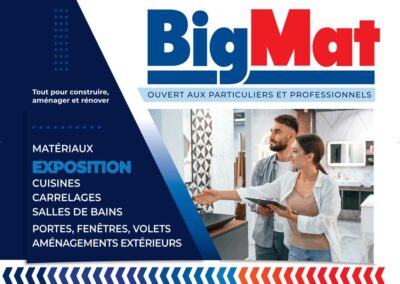 Création graphique d’un panneau publicitaire pour BigMat