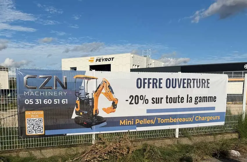 Plaisance-du-Touch 31830 : bâche publicitaire, oriflamme, Roll-up, flyers, enseigne de magasin…
