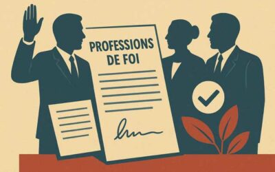 Profession de foi pour les élections. Agence de communication SLCOM