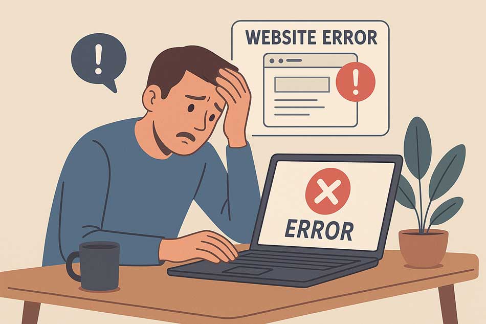 problème-de-site-internet