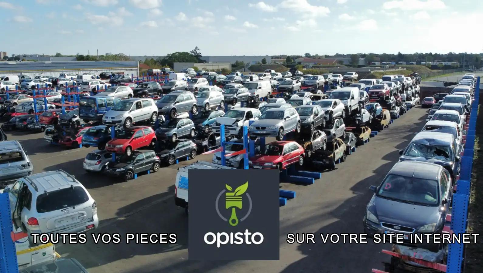 Centre VHU, casse automobile et Opisto : nous concevons votre site internet avec une API