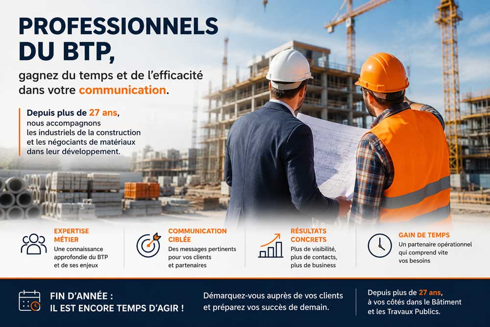 BTP : votre agence de communication porte un nom, SLCOM.